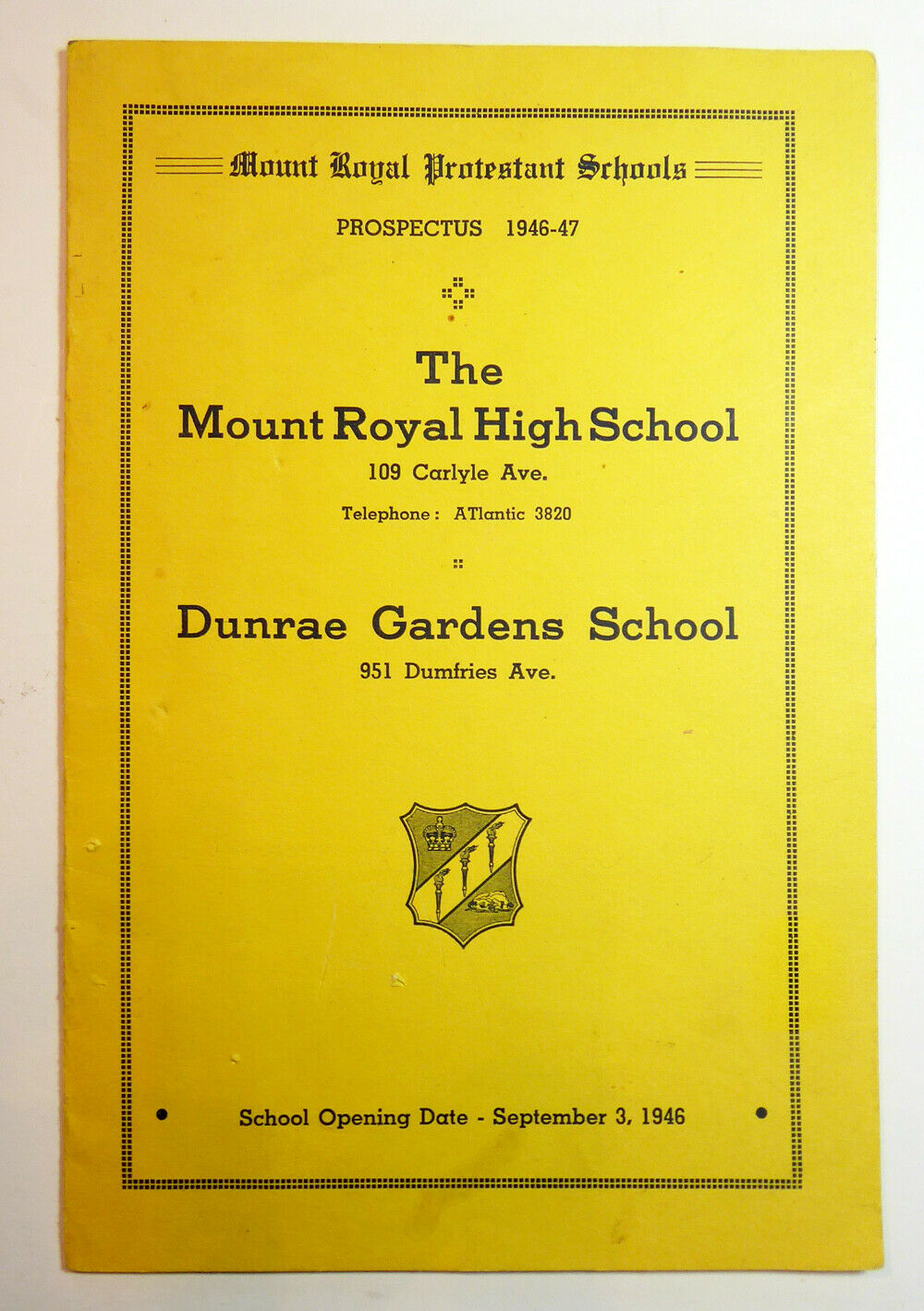 MRHS Prospectus 1946-47